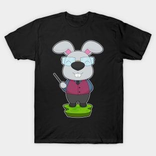 Rabbit Teacher Glasses T-Shirt